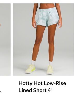 lululemon athletica hotty hot low-rise lined short 4”